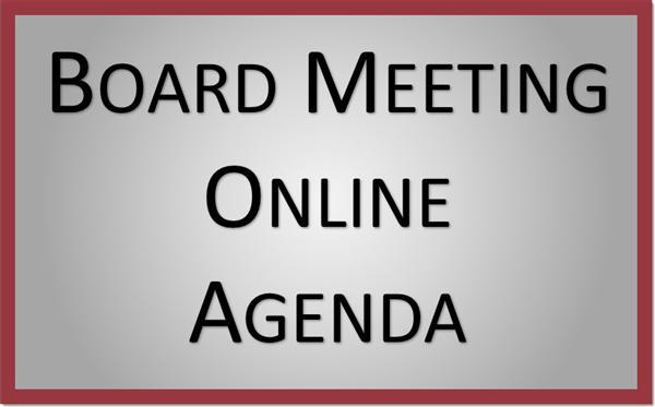 Click here to access the online Board Agenda website 